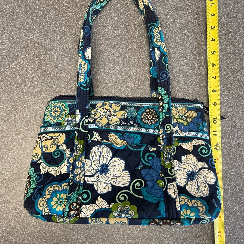 Vera Bradley shoulder bag in navy floral.